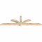 Ekena Millwork Redmond Rough Sawn Timber Gable Bracket, Douglas Fir, 96"W x 28"H x 4"D x 4"F, 7/12 Pitch GBW096X28X0404RED00RDF - alternate 5